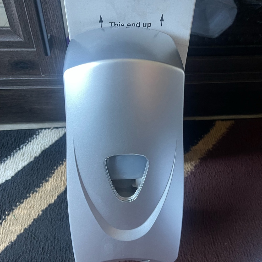 Automatic Silver Soap Dispenser